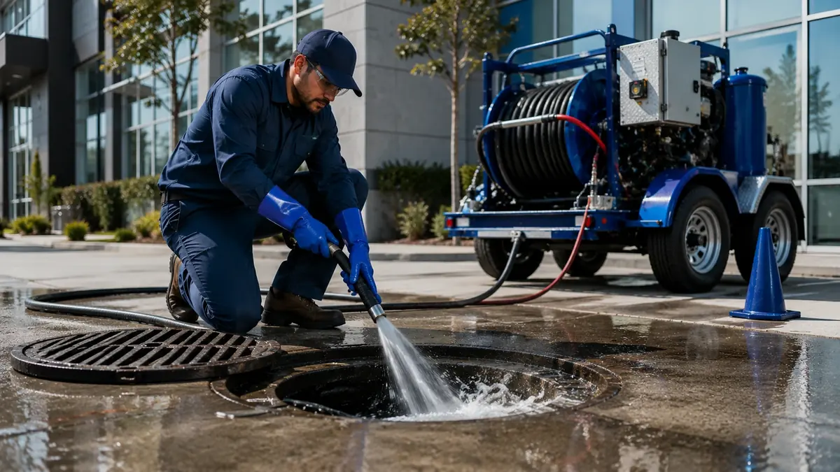Commercial Hydro Jet Drain Cleaning in Alhambra