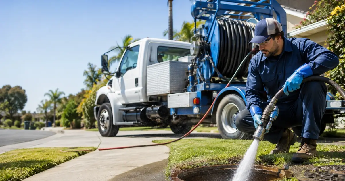 Hydro jet sewer cleaning Alhambra